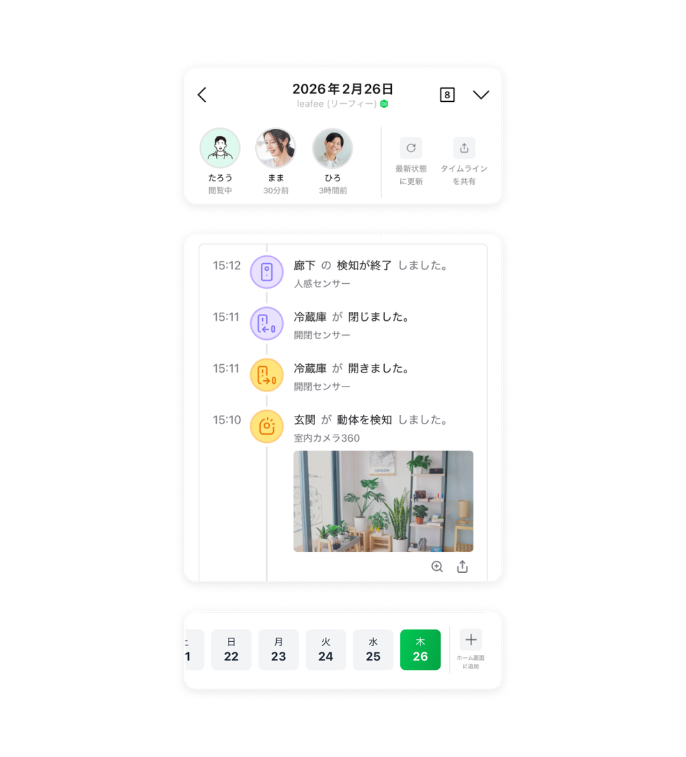 LINEミニアプリの画面一覧